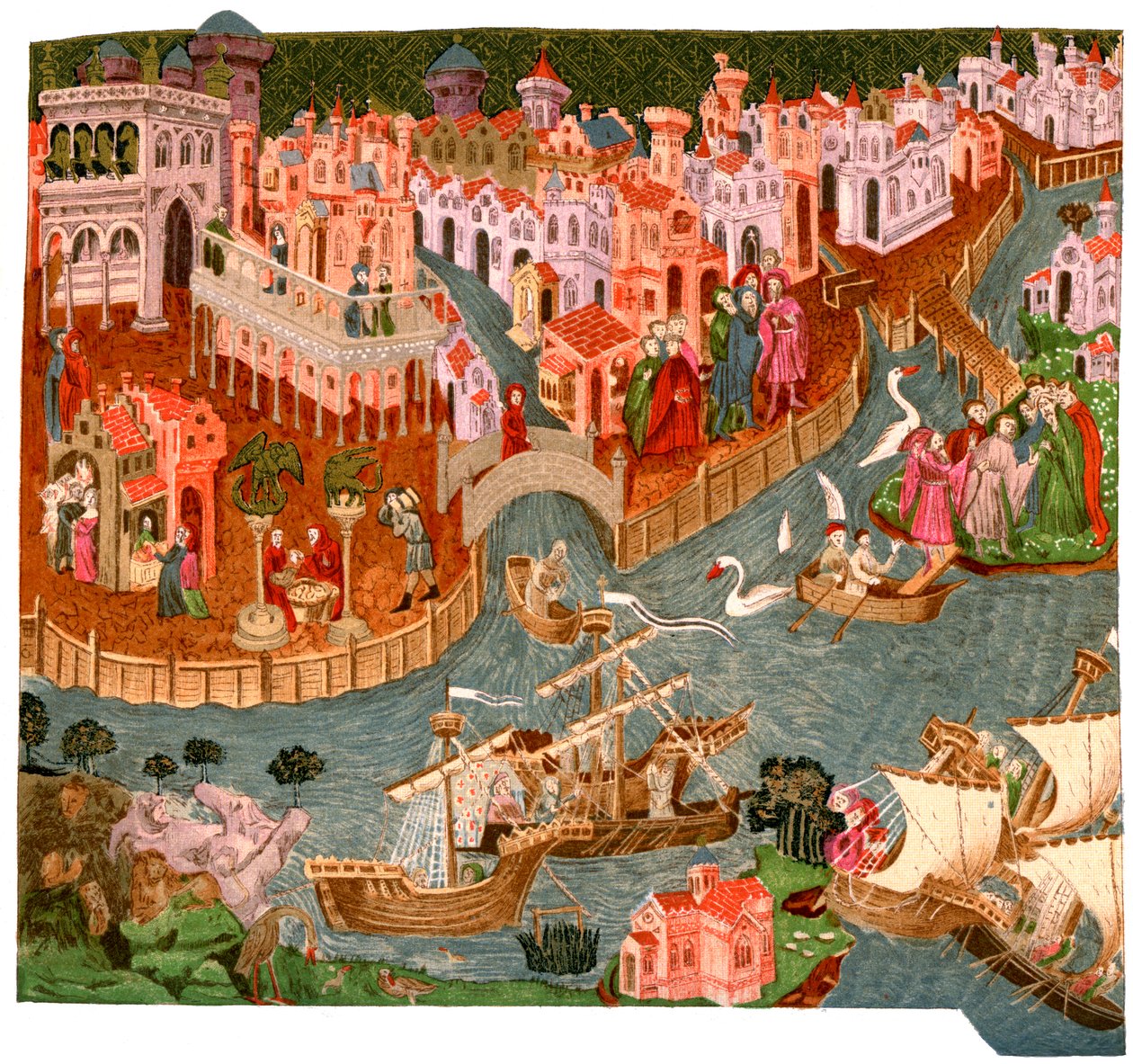 Venecia en 1338, 1892 de Unbekannt