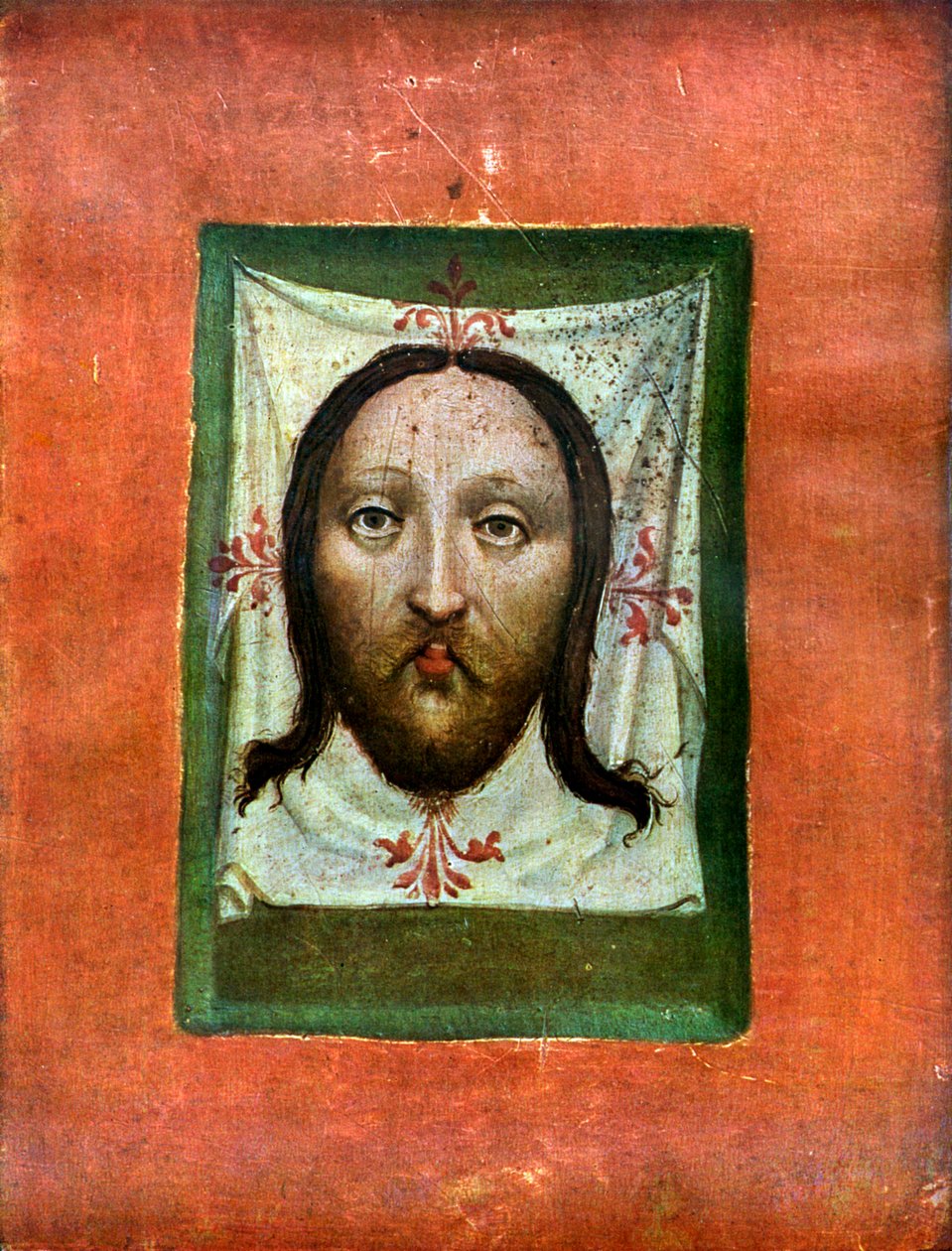 Vera Icon, panel trasero de la Virgen de Viena, c1470 de Unbekannt