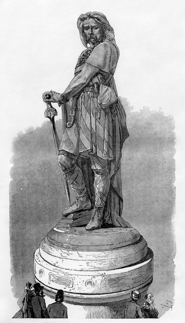 Memorial de Vercingétorix en Alesia, cerca de Dijon, Francia, 1882-1884 de Unbekannt