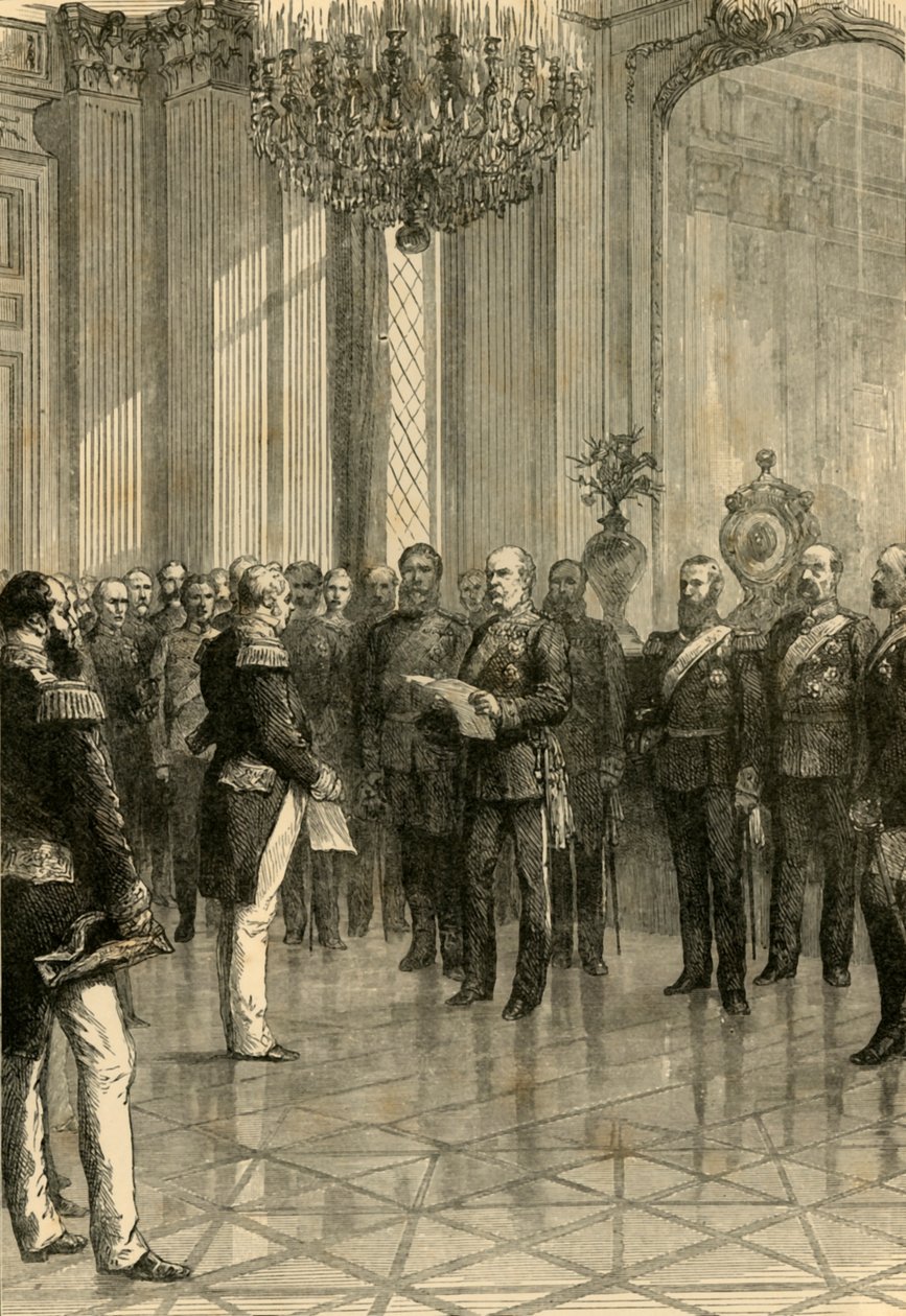Versalles, 1871: Proclamación del Rey Guillermo como Emperador de Alemania, 1890 de Unbekannt