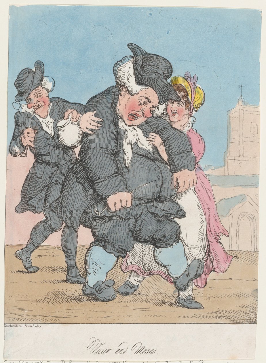 El vicario y Moisés, 1815 de Unbekannt