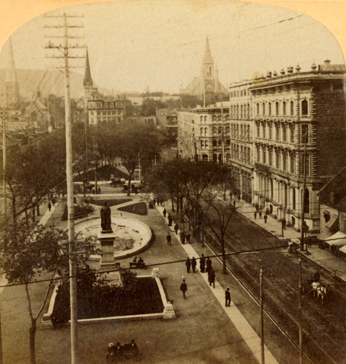 Plaza Victoria, Montreal, Canadá, 1904 de Unbekannt