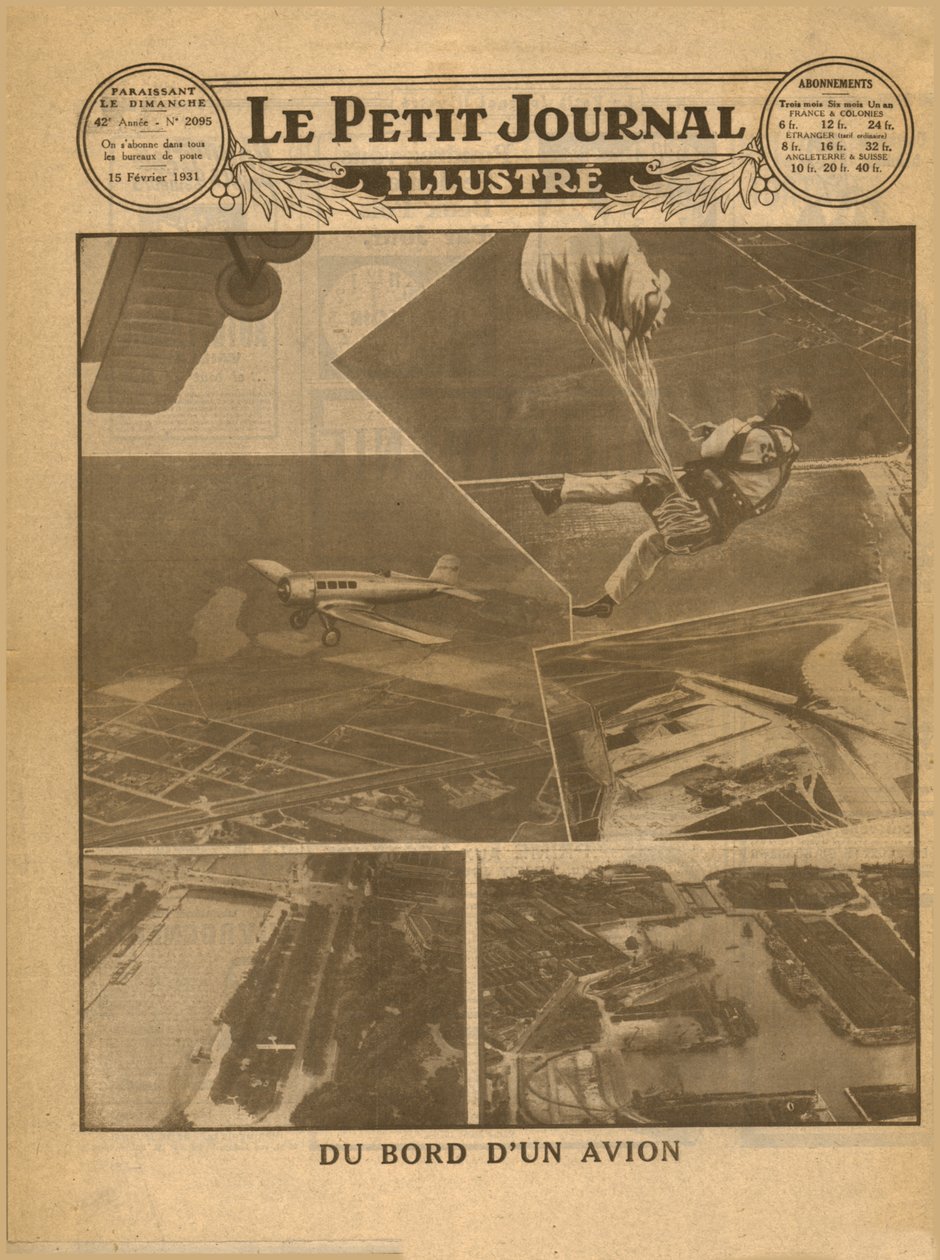 Vista desde a bordo de un avión, 1931 de Unbekannt