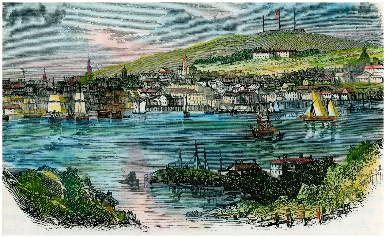 Vista de Halifax, Nueva Escocia, c1870 de Unbekannt