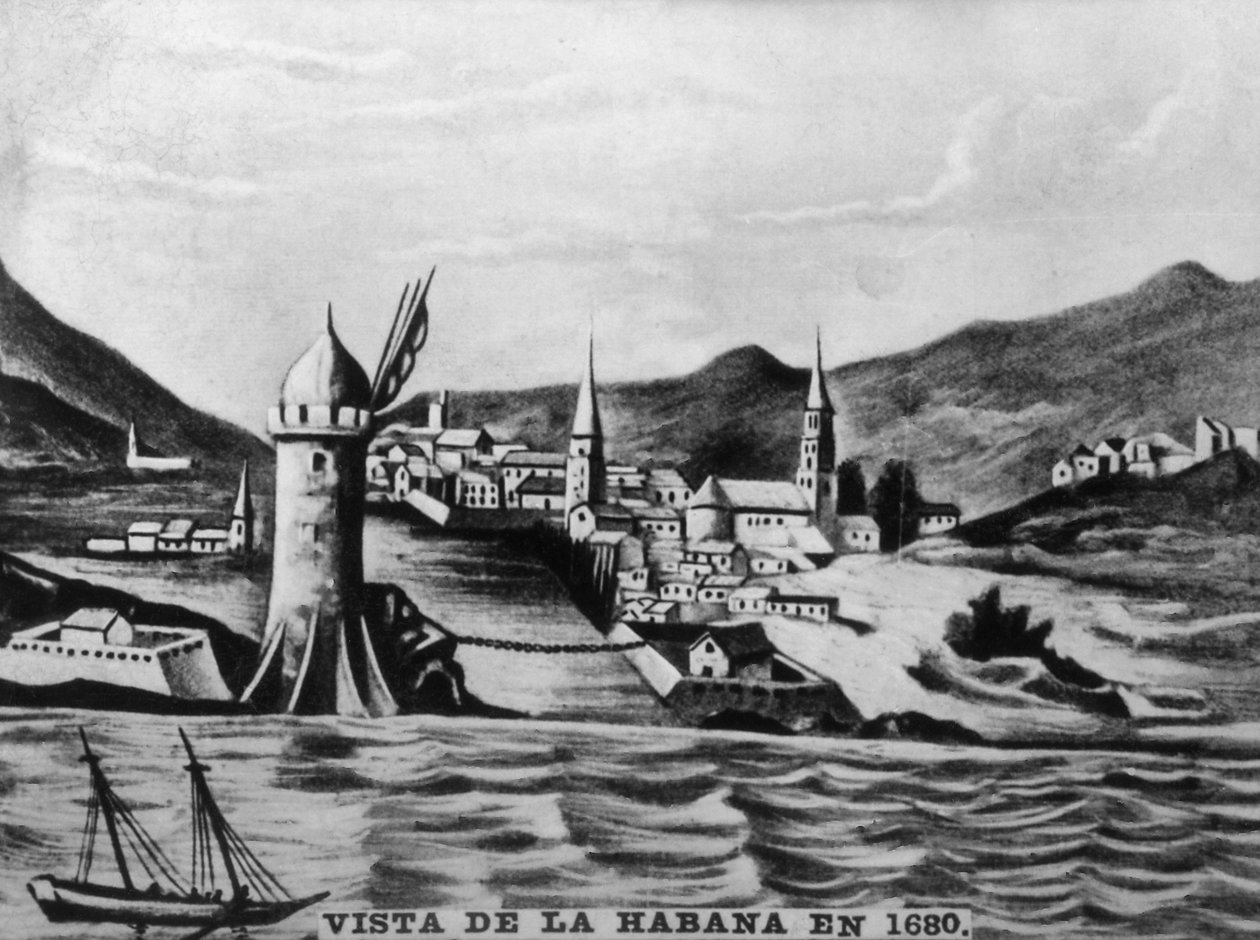 Vista de La Habana, 1680, años 1920 de Unbekannt