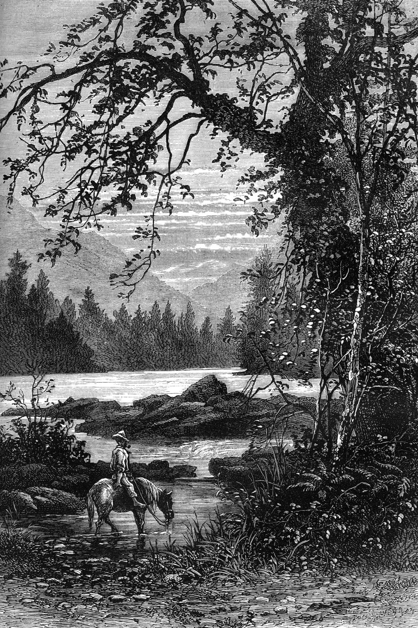 Vista de Carolina del Norte, finales del siglo XVIII c1880 de Unbekannt