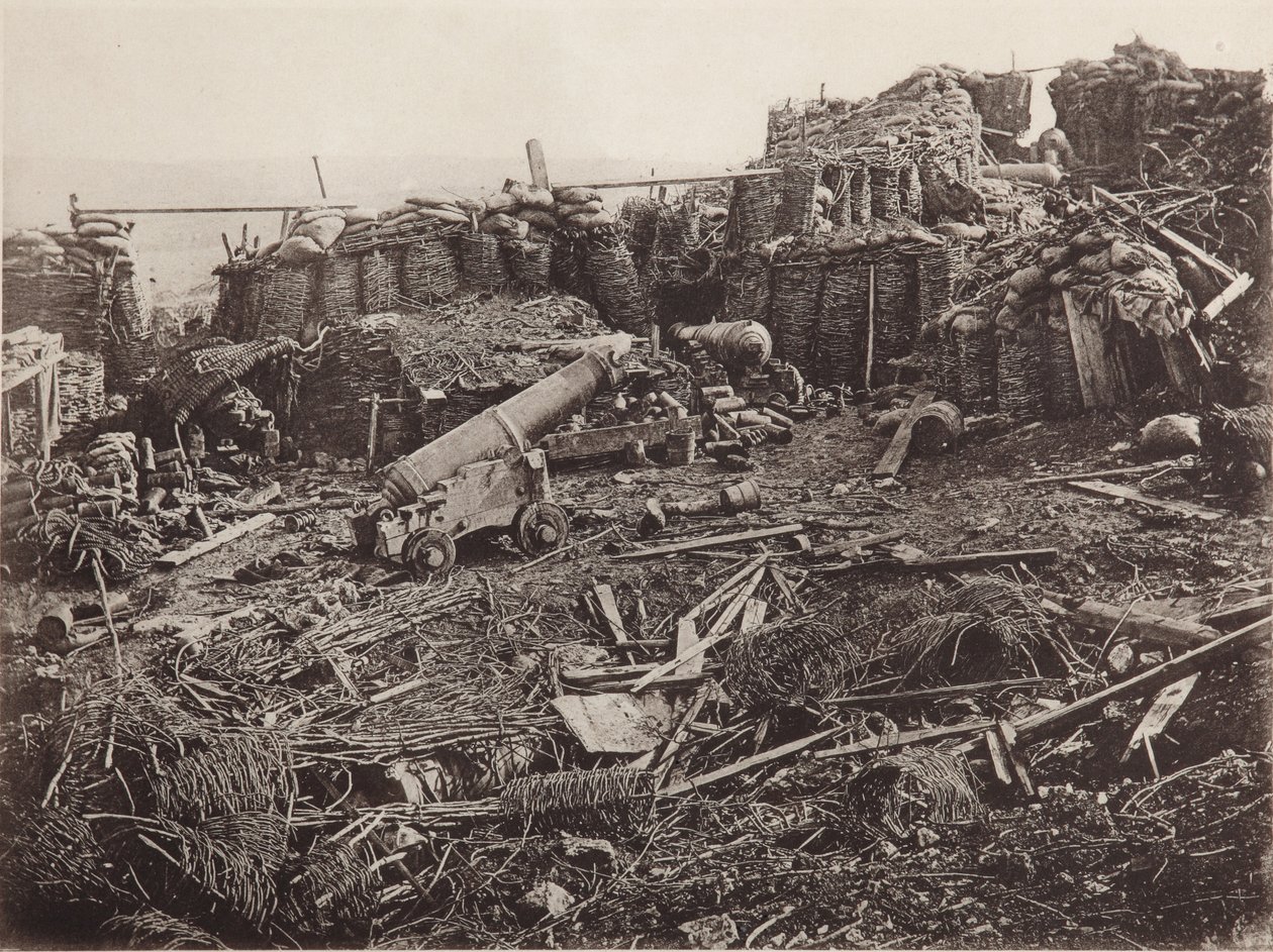 Vista del 3er Bastión en Sebastopol de Unbekannt