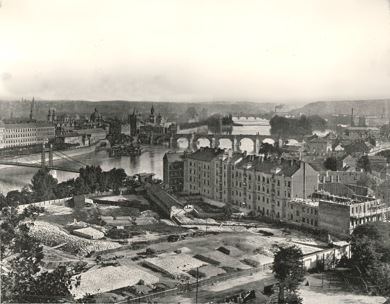 Vista de la ciudad de Praga, Checoslovaquia de Unbekannt