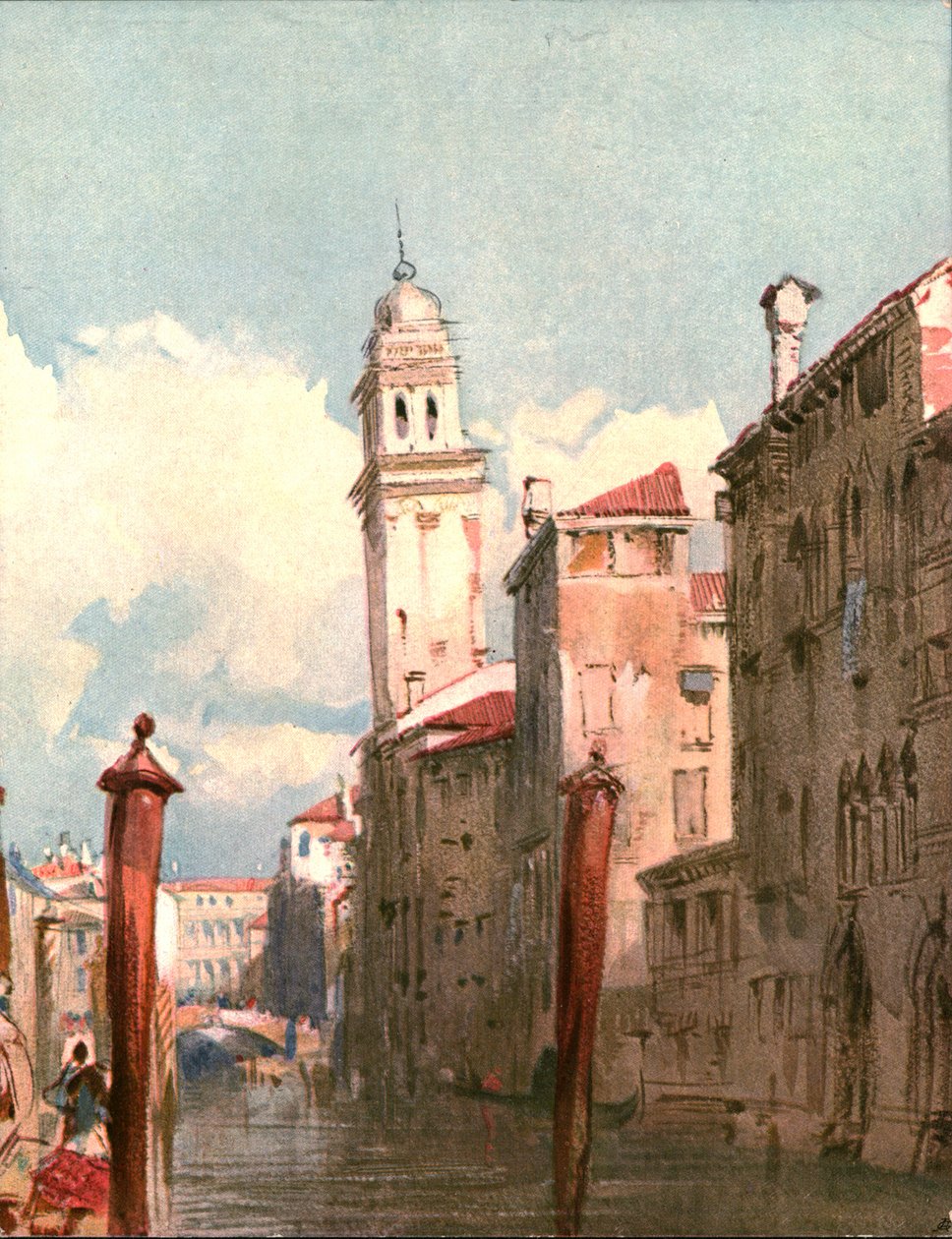 Vista en un canal, c1826, c1900 de Unbekannt