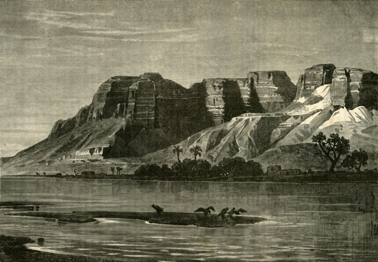 Vista sobre el Nilo, 1890 de Unbekannt