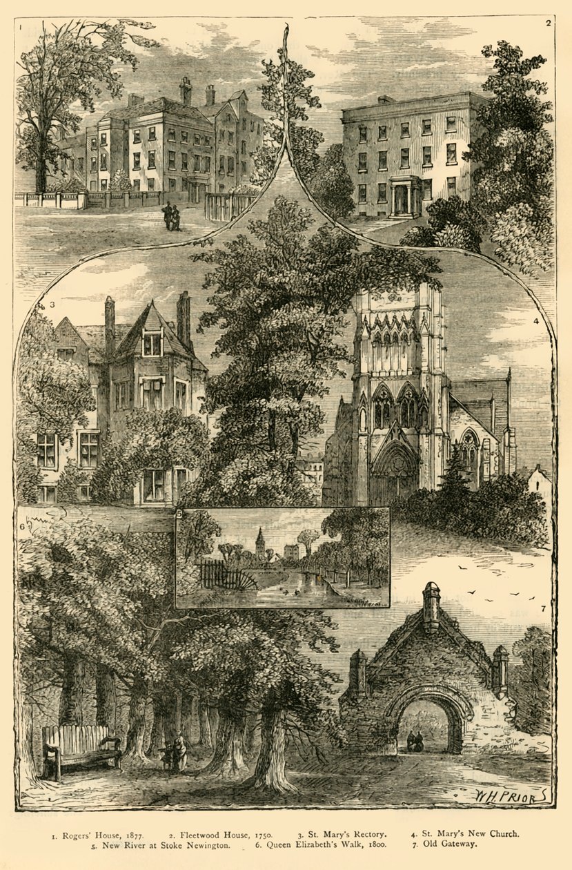 Vistas en Stoke Newington de Unbekannt