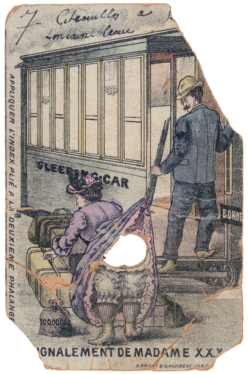 Postal francesa vintage, c1900 de Unbekannt
