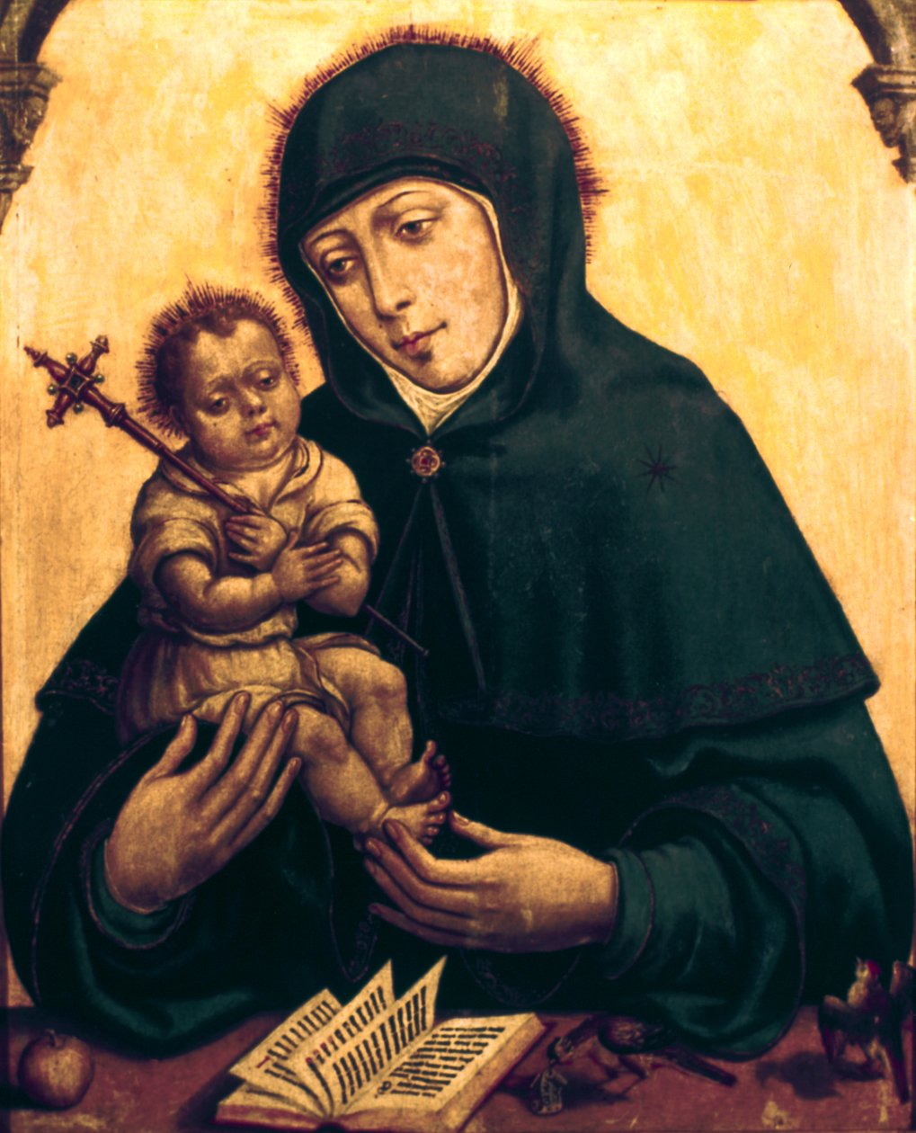 Virgen y Niño, siglo XVI de Unbekannt