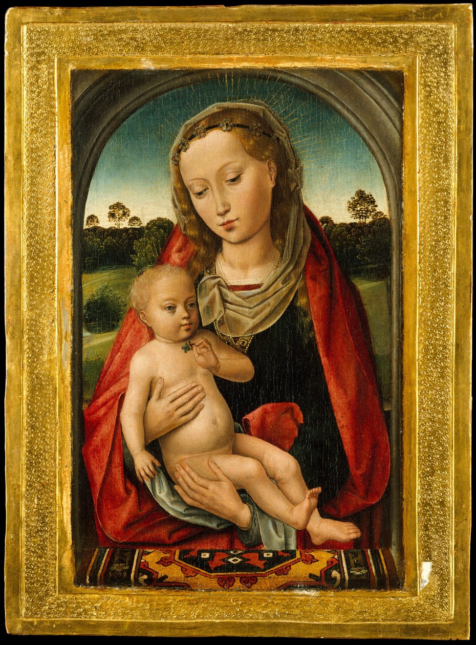 Virgen y Niño, principios del siglo XVI de Unbekannt
