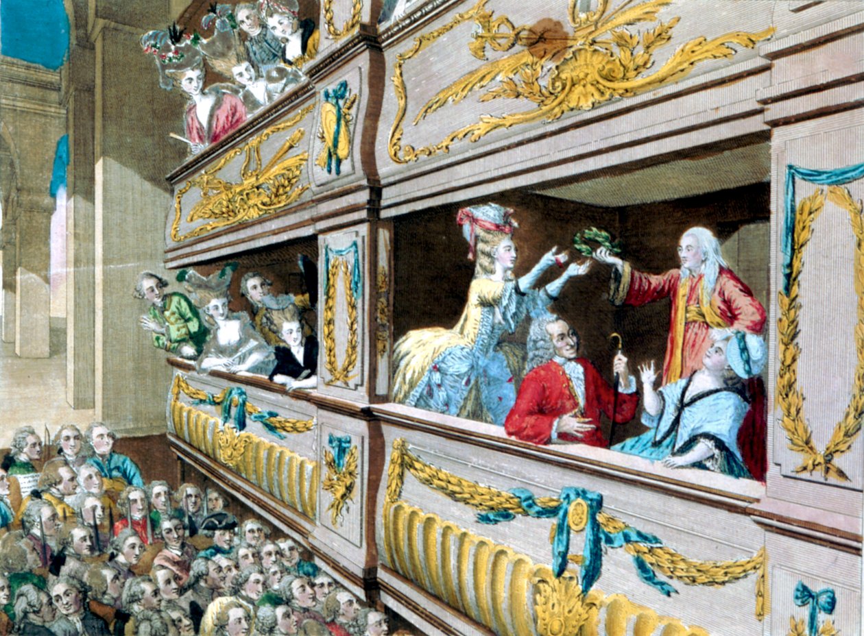 Voltaire, autor francés y epítome de la Ilustración, siglo XVIII de Unbekannt