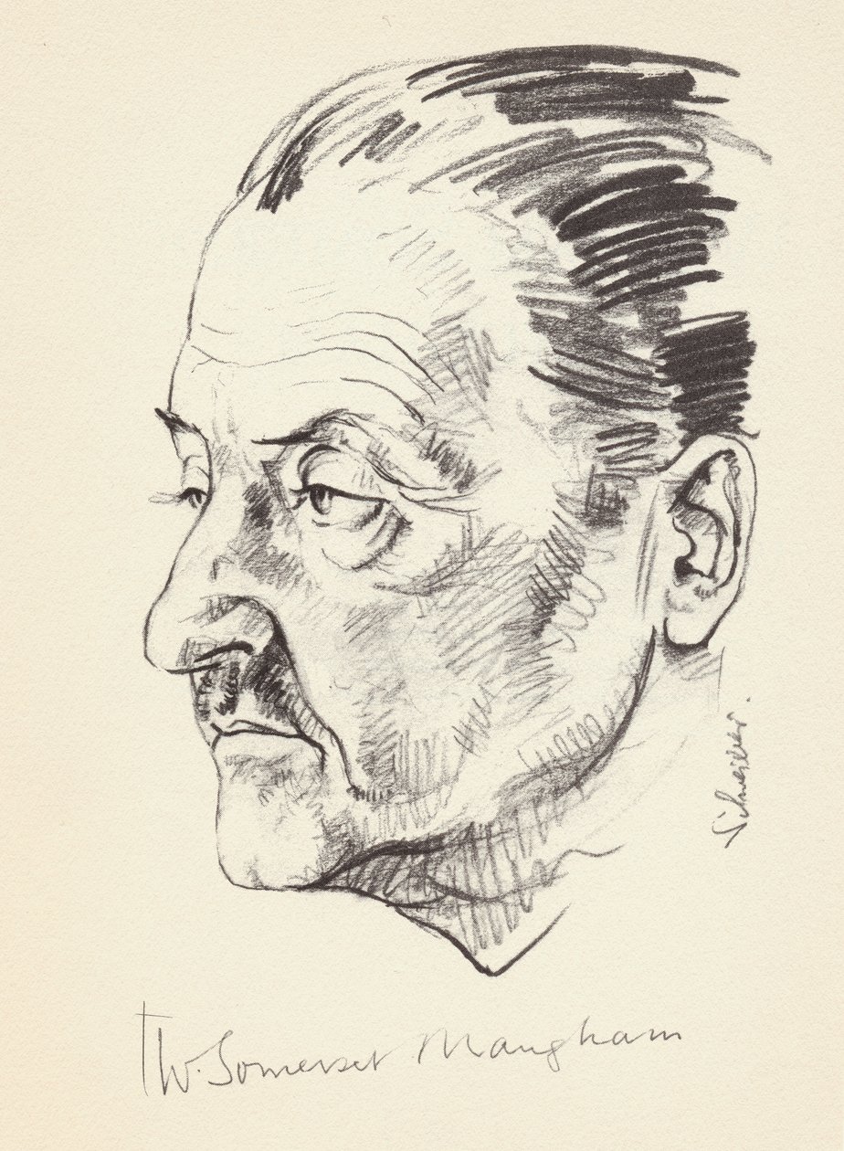 W Somerset Maugham, autor británico, c1930s de Unbekannt