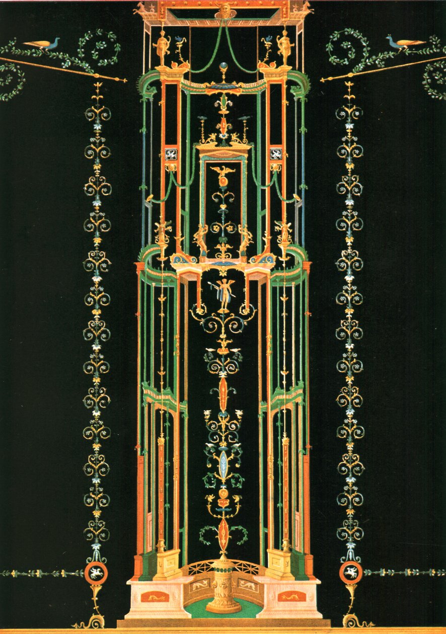 Decoración mural, Pompeya, Italia, 1928 de Unbekannt