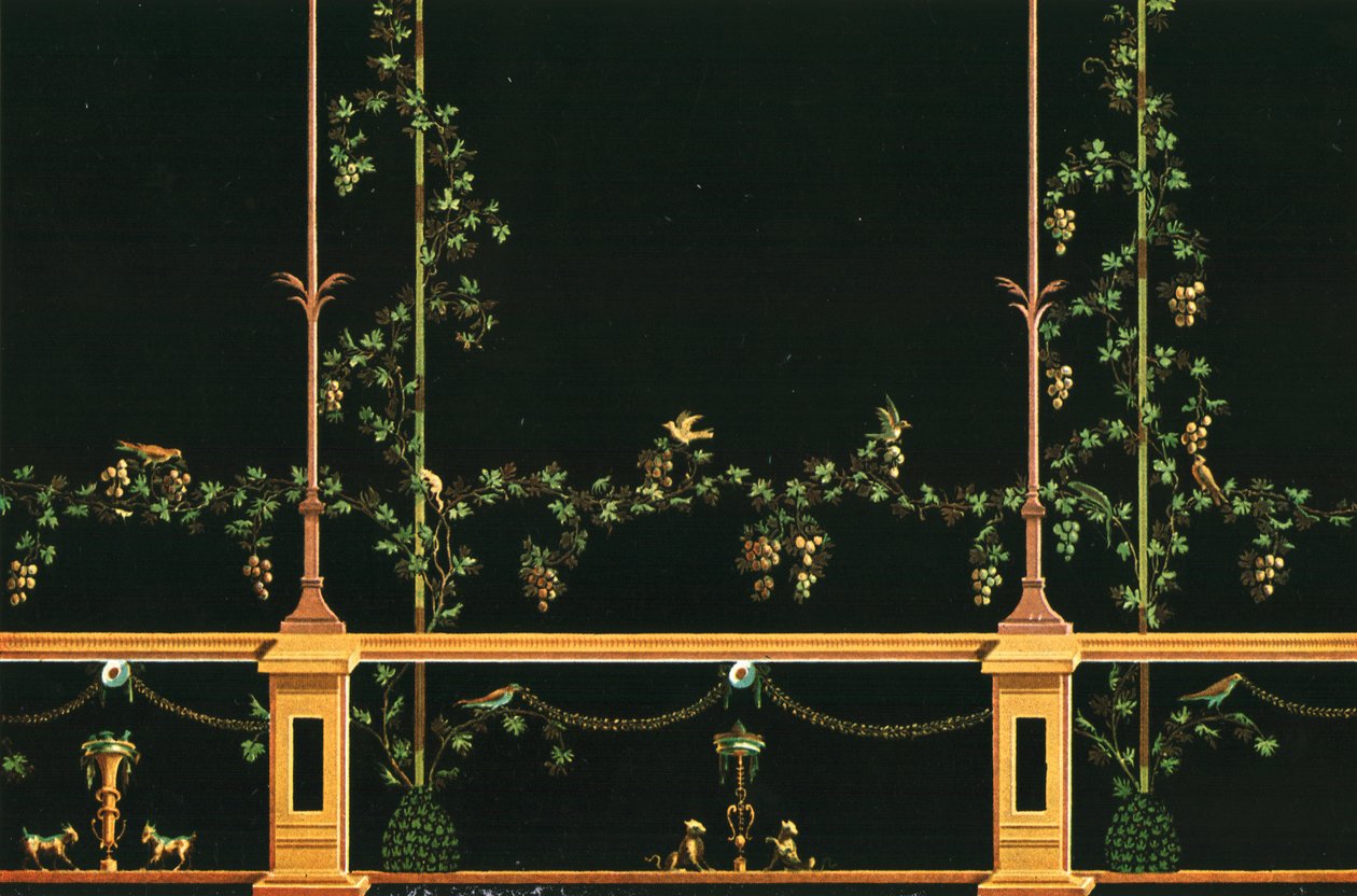 Decoración mural, Pompeya, Italia, 1928 de Unbekannt