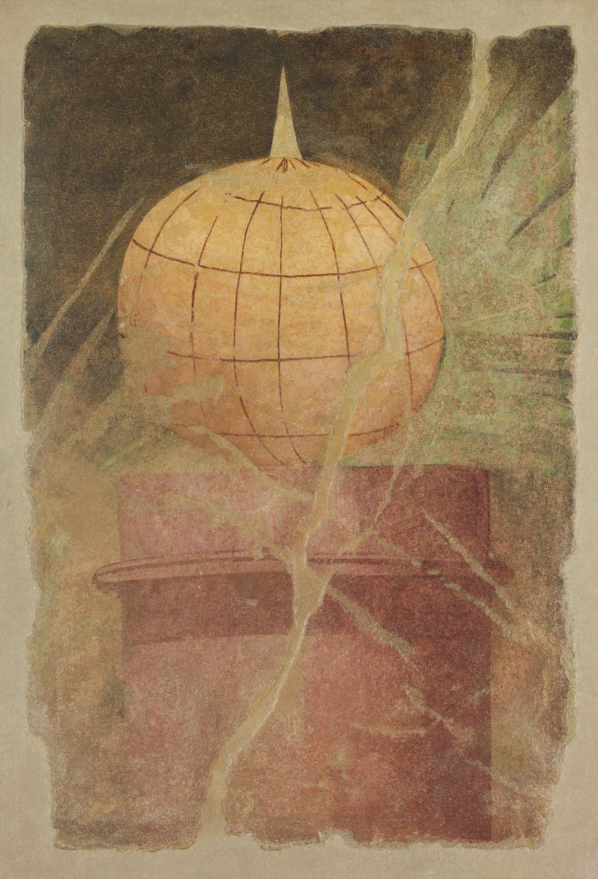 Fragmento de pintura mural del peristilo de la Villa de P. Fannius Synistor, ca. 50-40 a.C. de Unbekannt