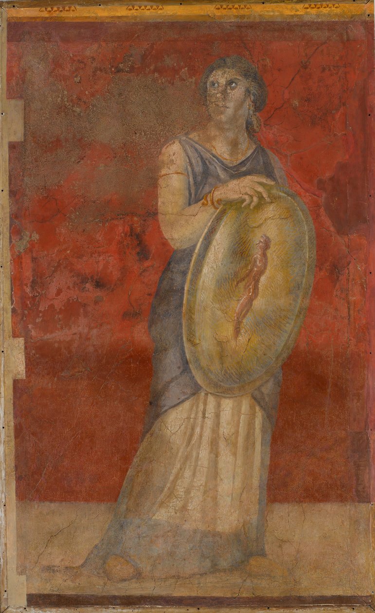 Pintura mural de la Habitación H de la Villa de P. Fannius Synistor en Boscoreale de Unbekannt