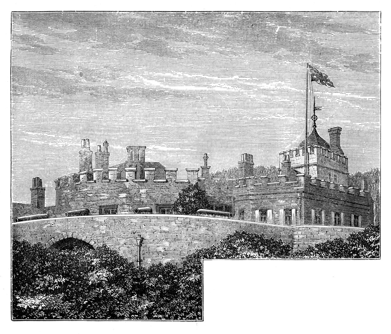 Castillo de Walmer, Kent, c1888 de Unbekannt