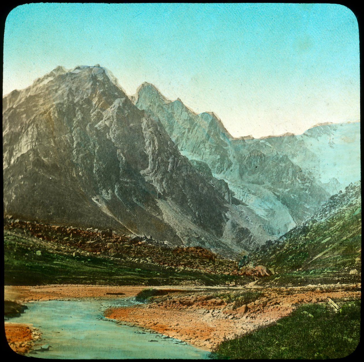 Valle de Wanga, río Sutlej, India, finales del siglo XIX o principios del XX de Unbekannt