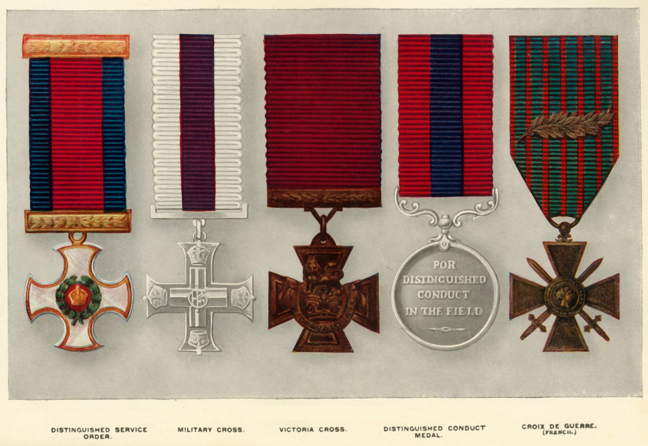 Condecoraciones de guerra, 1919 de Unbekannt