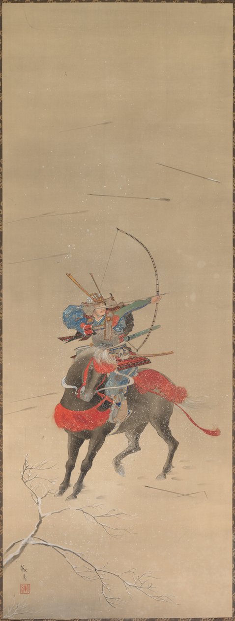 Guerrero montado en un Caballo, 1700s-1800s de Unbekannt