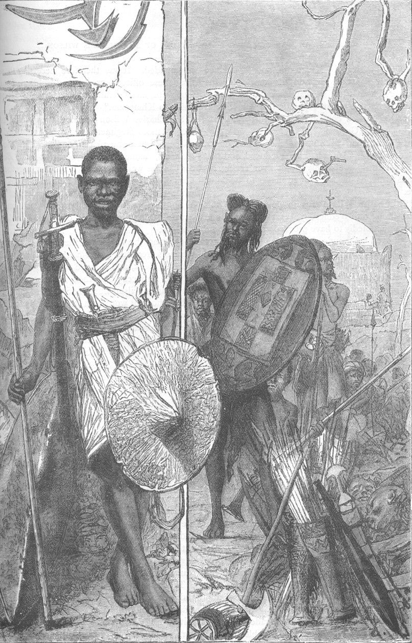 Guerreros del Mahdi, c1885 de Unbekannt