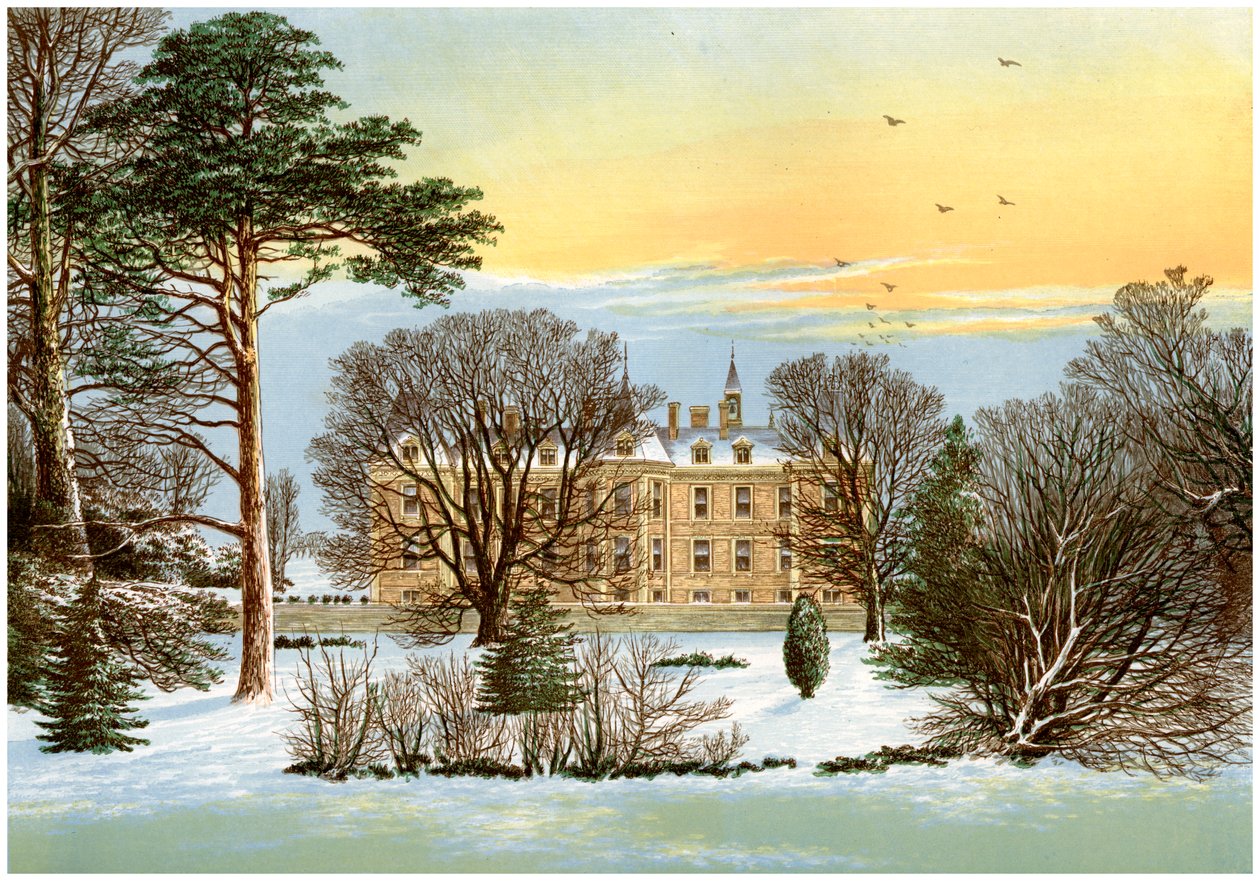 Warter Priory, cerca de Pocklington, Yorkshire, hogar de la familia Wilson, c1880 de Unbekannt