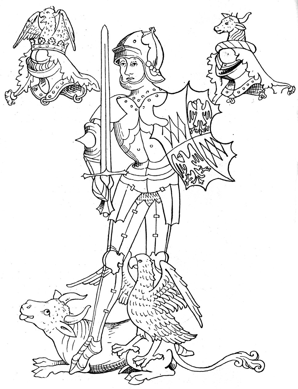 Warwick el Hacedor de Reyes, noble y soldado inglés del siglo XV, 1893 de Unbekannt