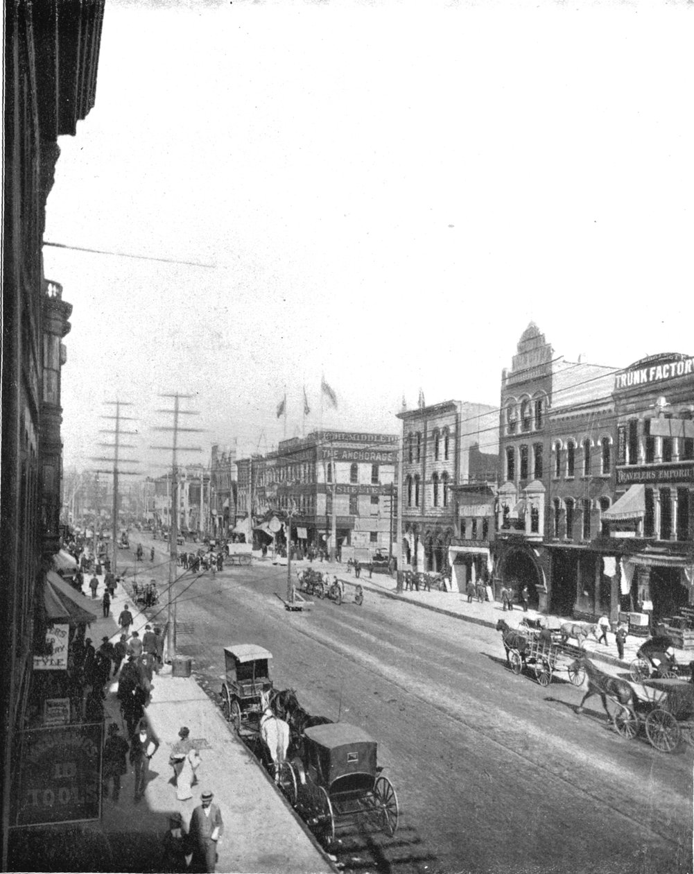 Avenida Washington, Minneapolis, Minnesota, EE.UU., c1900 de Unbekannt