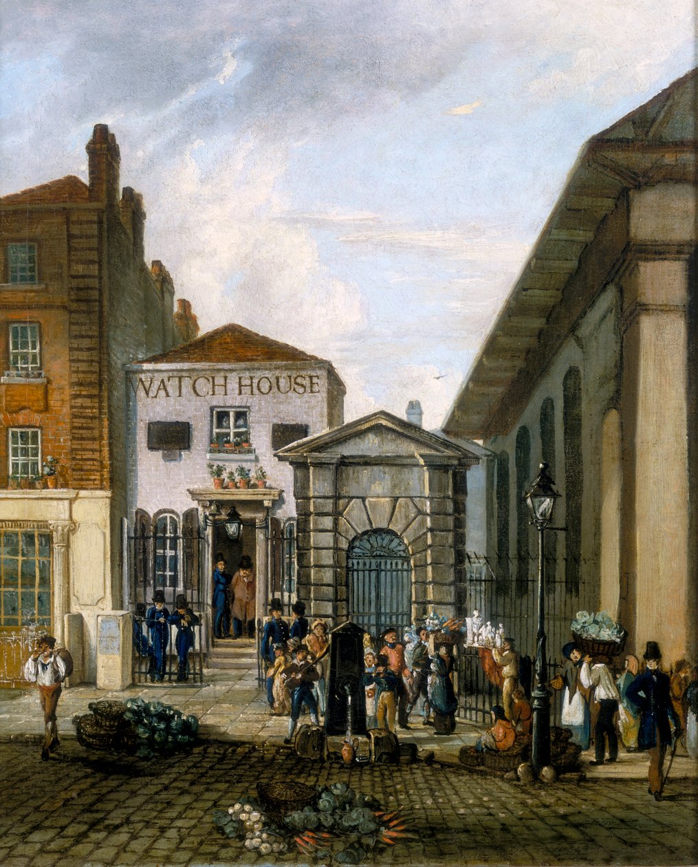 Casa de vigilancia, Covent Garden, c. 1835 de Unbekannt