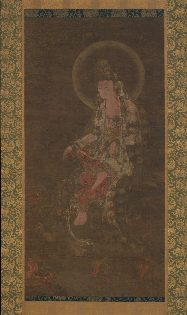 Avalokiteshvara de la luna de agua, siglo XIV de Unbekannt