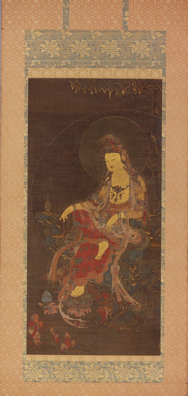 Avalokiteshvara de la Luna de Agua Suwol Gwaneum bosal, mediados del siglo XIV de Unbekannt
