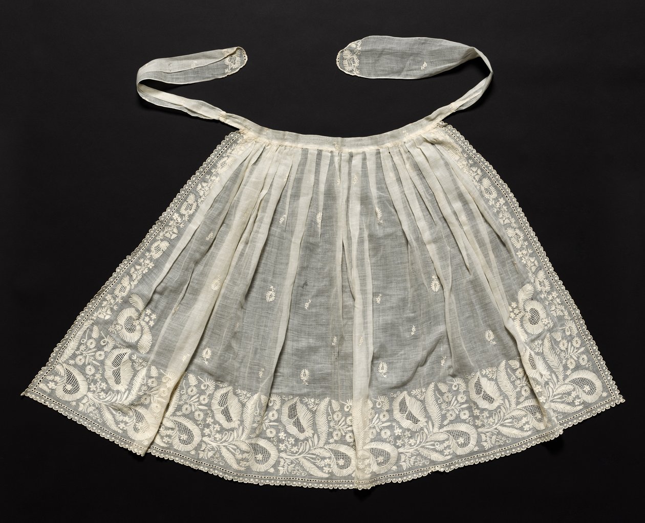 Delantal de boda, c. 1830s de Unbekannt