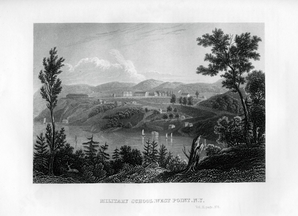 Escuela Militar de West Point, Nueva York, 1855 de Unbekannt