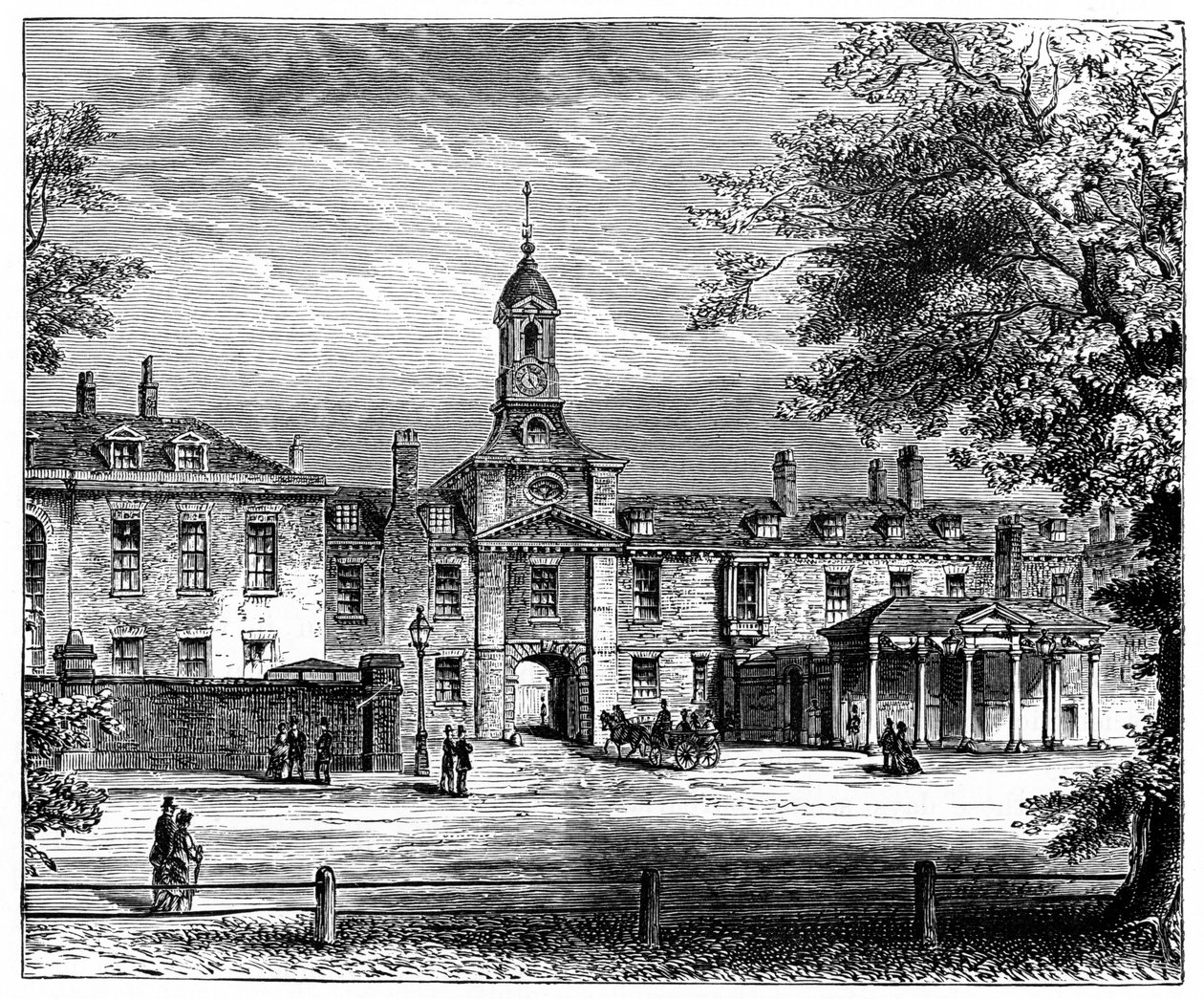 Fachada oeste del Palacio de Kensington, Londres, 1900 de Unbekannt