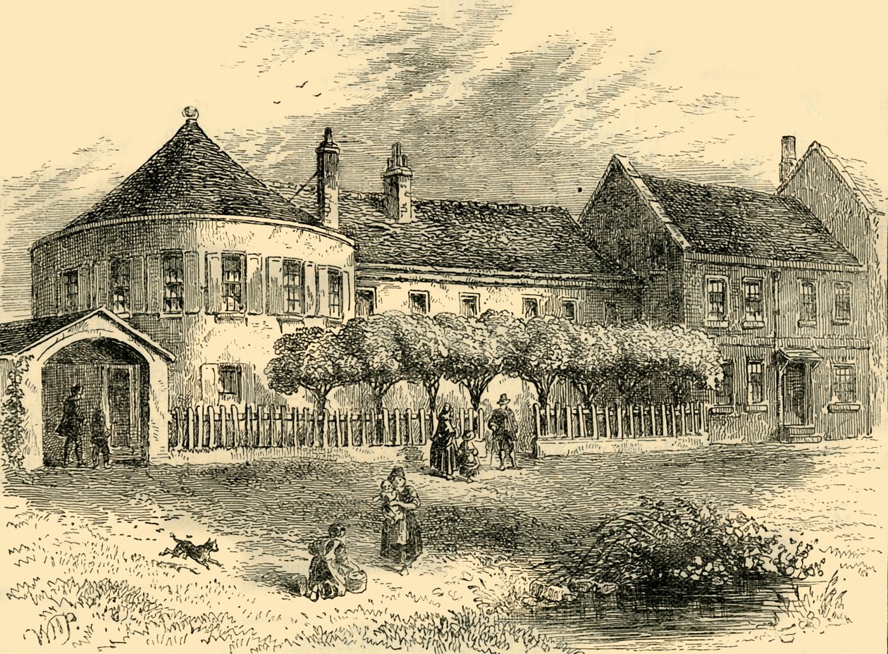 White Conduit House alrededor de 1820, c1872 de Unbekannt