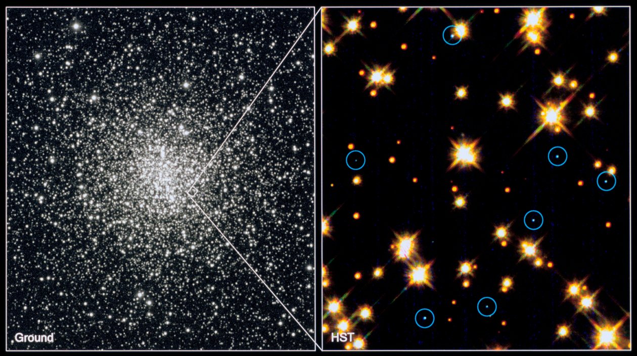 Estrellas enanas blancas en el cúmulo globular M4H Bond STSCI de Unbekannt