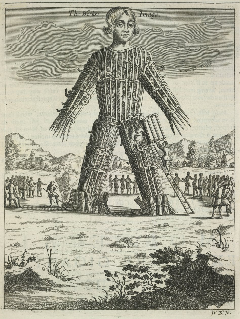 Hombre de Mimbre de Britannia Antiqua Illustrata por Aylett Sammes, 1676 de Unbekannt