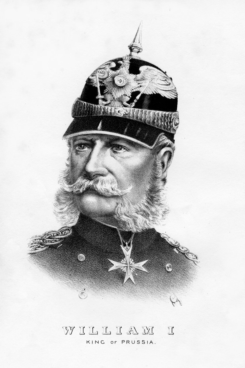 Guillermo I, rey de Prusia y emperador de Alemania, siglo XIX de Unbekannt