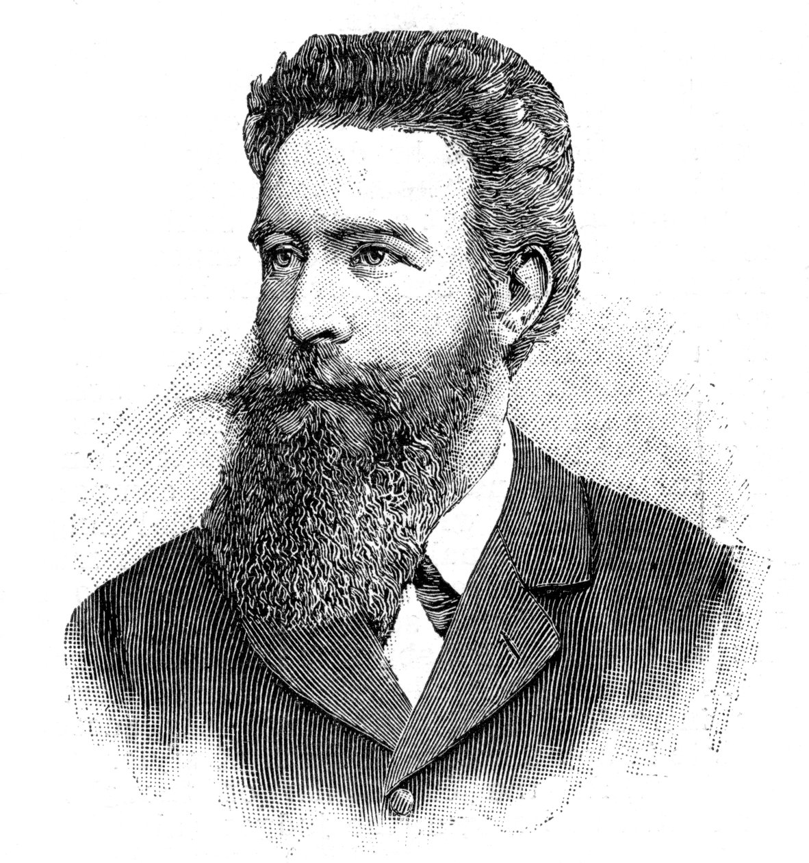 Wilhelm Konrad von Röntgen, físico alemán, 1902 de Unbekannt