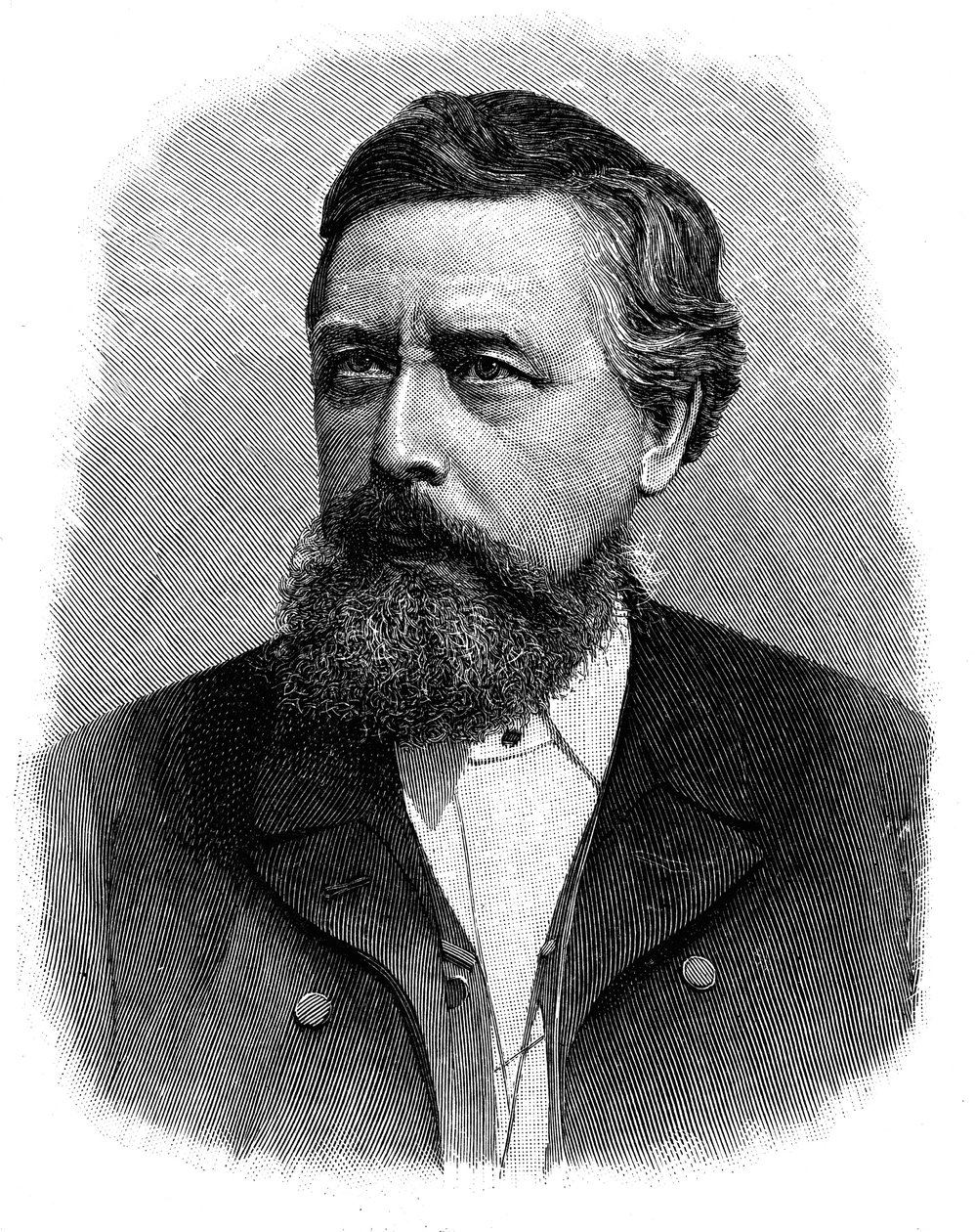 Wilhelm Liebknecht, socialdemócrata alemán del siglo XIX de Unbekannt