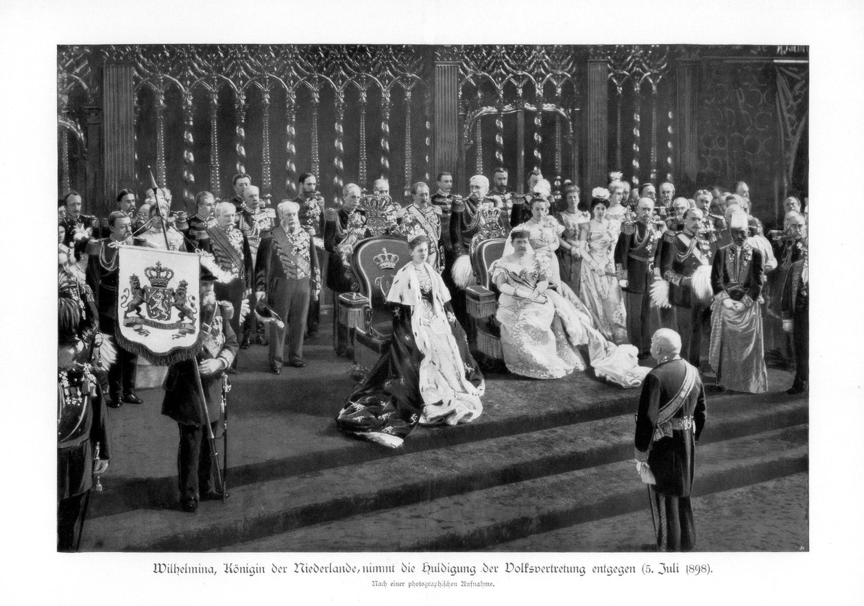 Guillermina de los Países Bajos, 1880-1962, 5 de julio de 1898 de Unbekannt