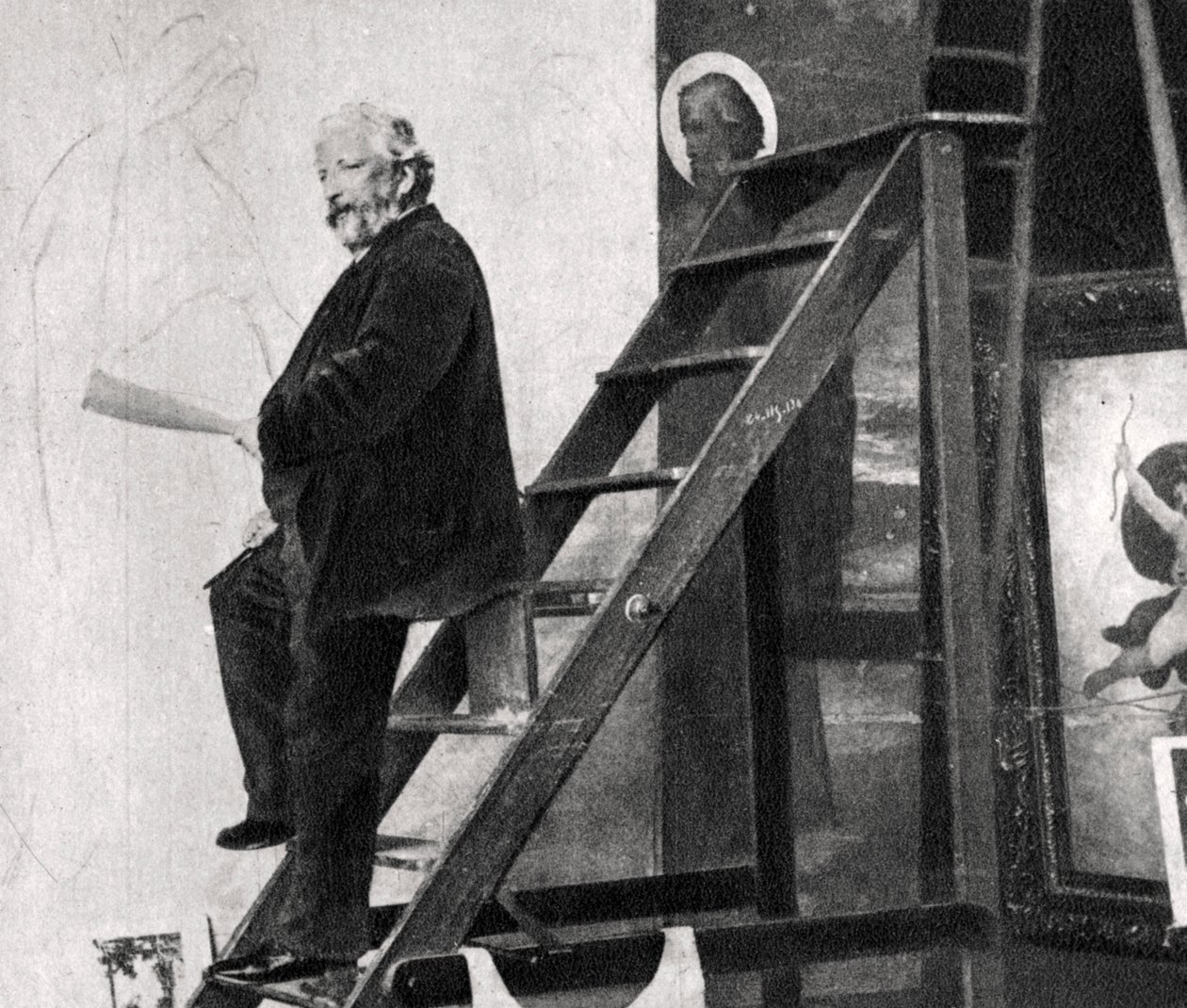 William-Adolphe Bouguereau, artista francés, 1900 de Unbekannt