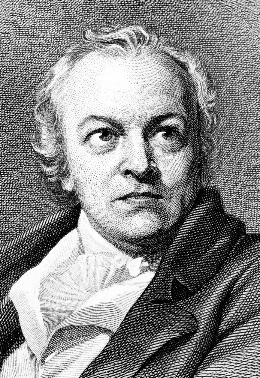 William Blake, poeta, pintor y grabador inglés de Unbekannt