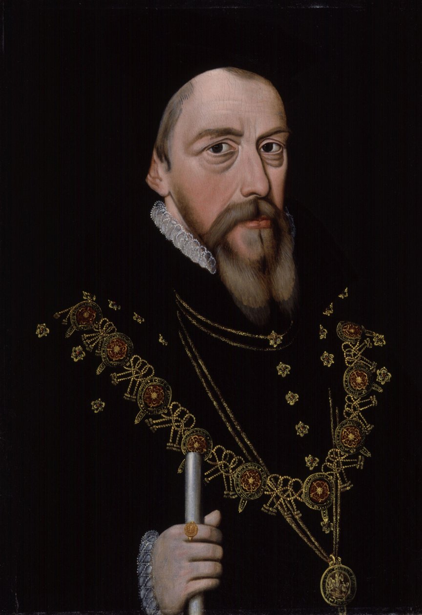 William Cecil, 1er Barón Burghley 1521-1598, después de 1572 de Unbekannt