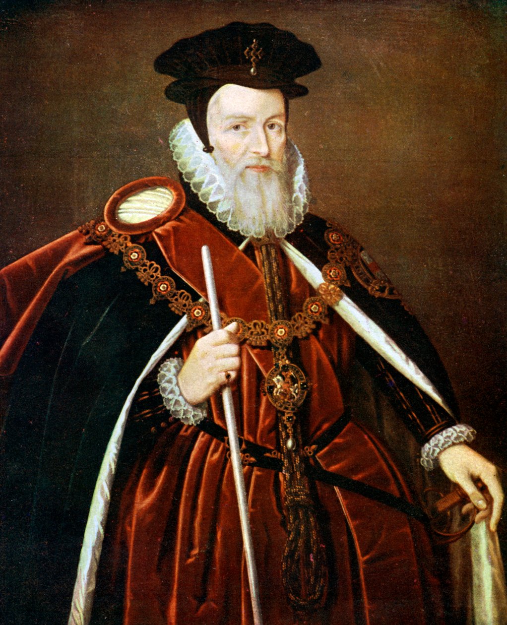 William Cecil, 1er Barón Burghley, siglo XVI c1905 de Unbekannt