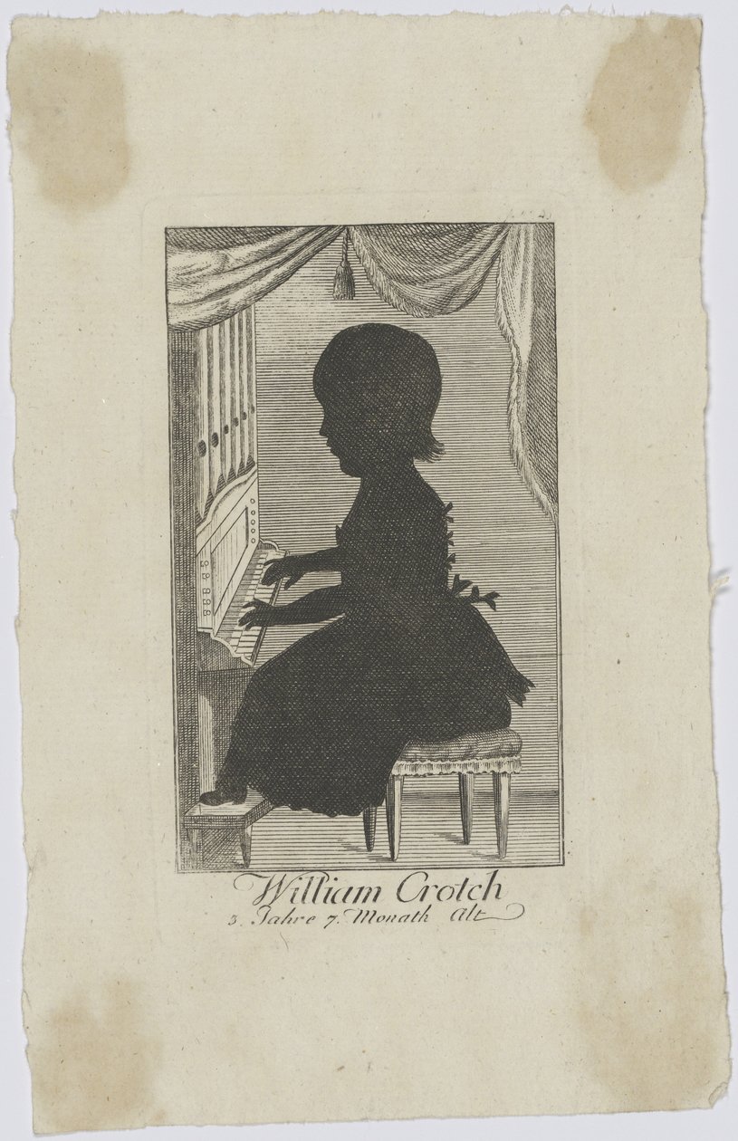 William Crotch 1775-1847 como niño, ca 1778 de Unbekannt